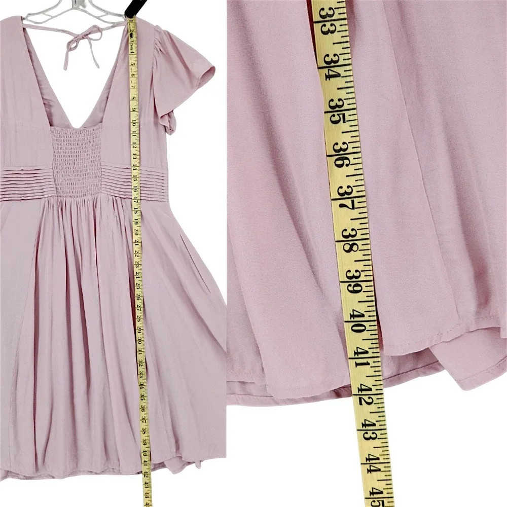 Seraphine Luxe Maternity Dress 8 Sariah Midi Flutter Sleeve Blush Pink Fairy NEW